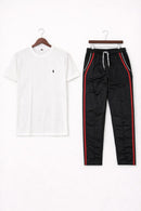 Raح Polo Half Fleece Shirt With Baggy Trouser