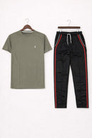 Raح Polo Half Fleece Shirt With Baggy Trouser