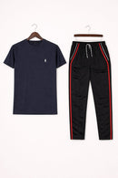 Raح Polo Half Fleece Shirt With Baggy Trouser