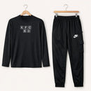 Raح Shirt Full Fleece With Cargo Trouser