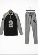 Raح Black 2 Full Fleece Track Suits