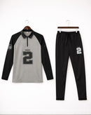 Raح Black 2 Full Fleece Track Suits